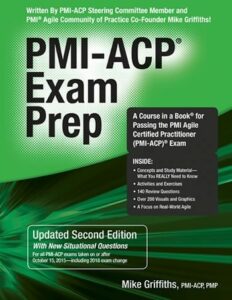 PMI-ACP exam prep book cover